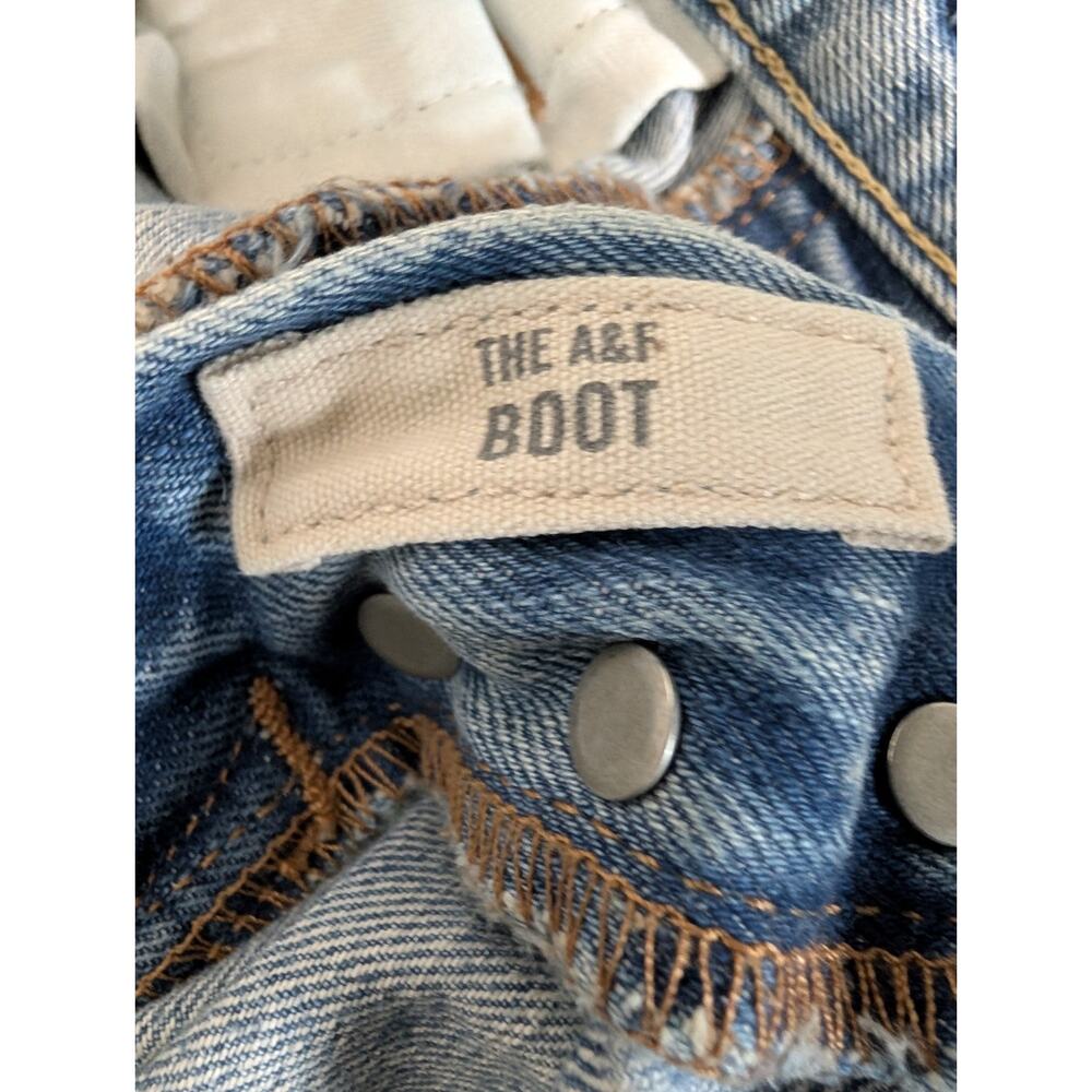 Abercrombie & Fitch Jeans 30x32 Bootcut Fit Light Wash Men's Distressed Y2K... - Picture 11 of 11